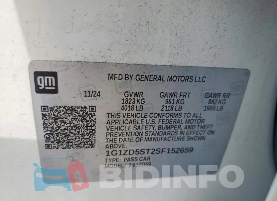 1G1ZD5ST2SF152659 Photo# 12