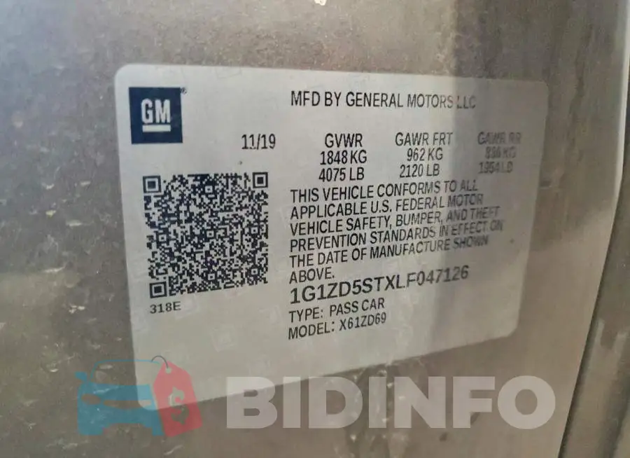 1G1ZD5STXLF047126 Photo# 12