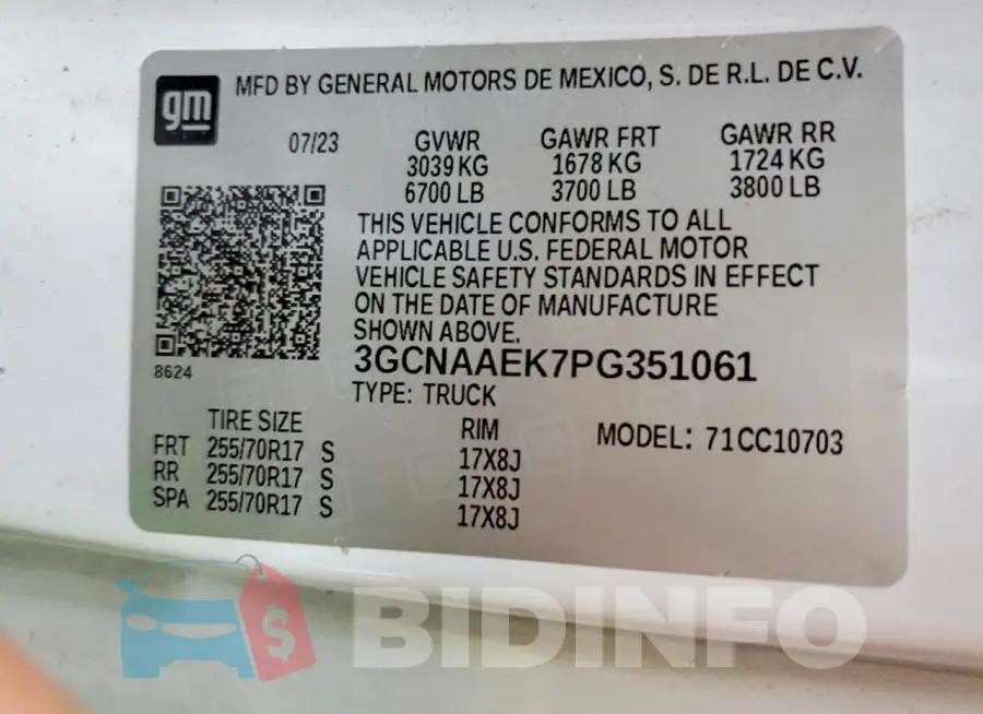 3GCNAAEK7PG351061 Photo# 12