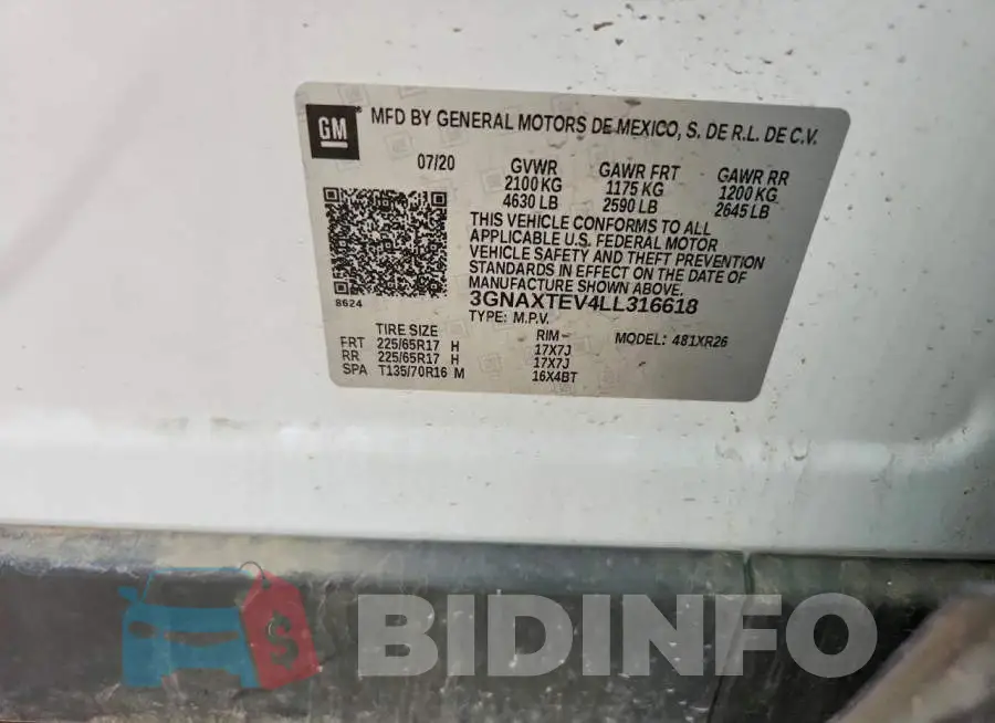 3GNAXTEV4LL316618 Photo# 13