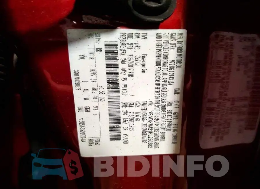 1FADP3M21HL230382 Photo# 14