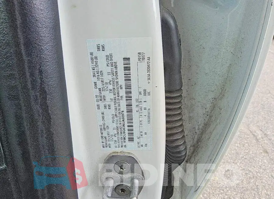 1FMCU9G63NUA60978 Photo# 13