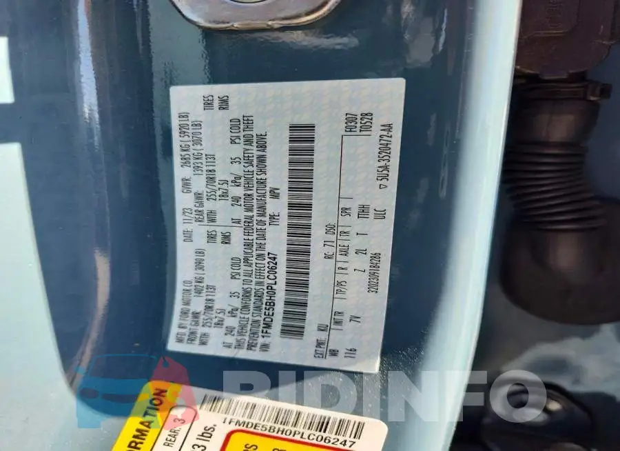 1FMDE5BH0PLC06247 Photo# 13