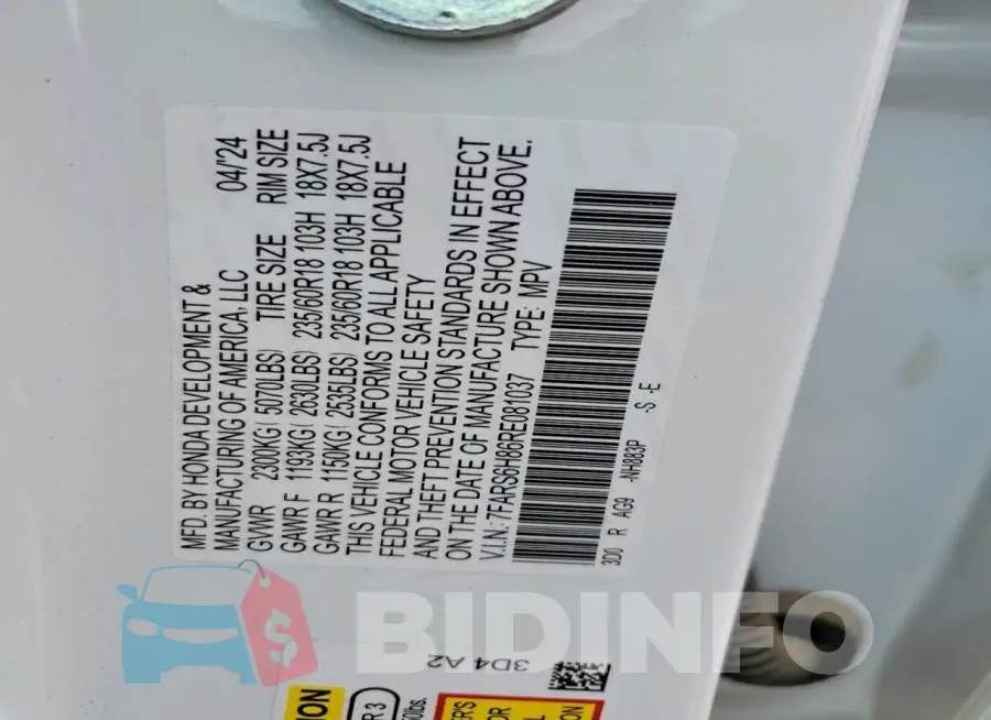 7FARS6H86RE081037 Photo# 14