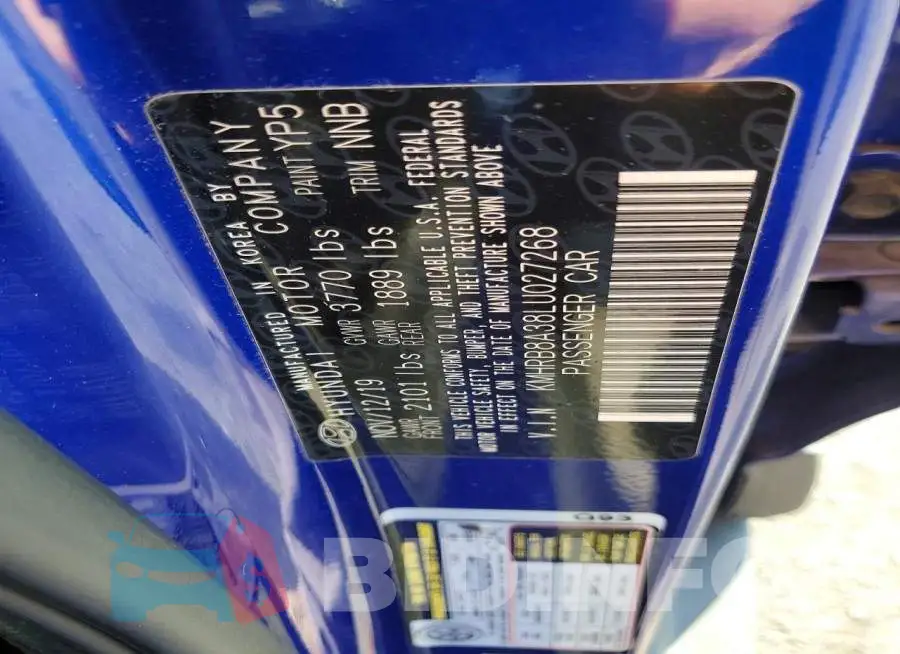 KMHRB8A38LU027268 Photo# 12