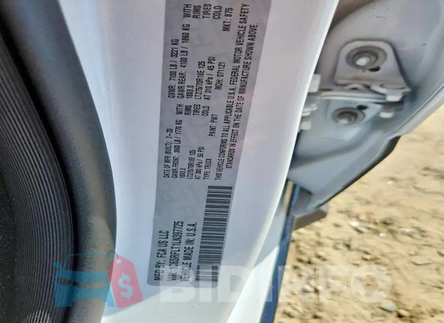 1C6SRFLT1LN397725 Photo# 13