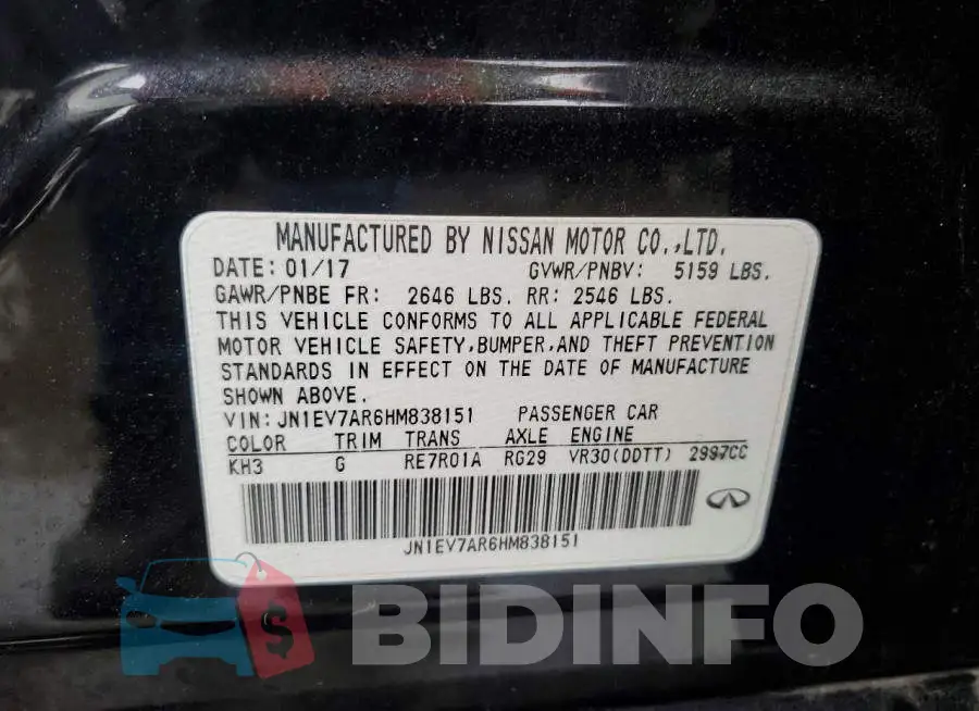 JN1EV7AR6HM838151 Photo# 12