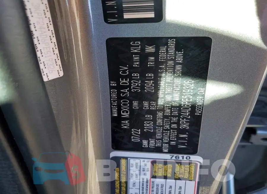 3KPF24AD6PE519326 Photo# 12