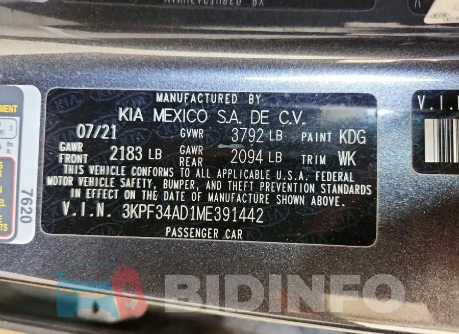 3KPF34AD1ME391442 Photo# 12