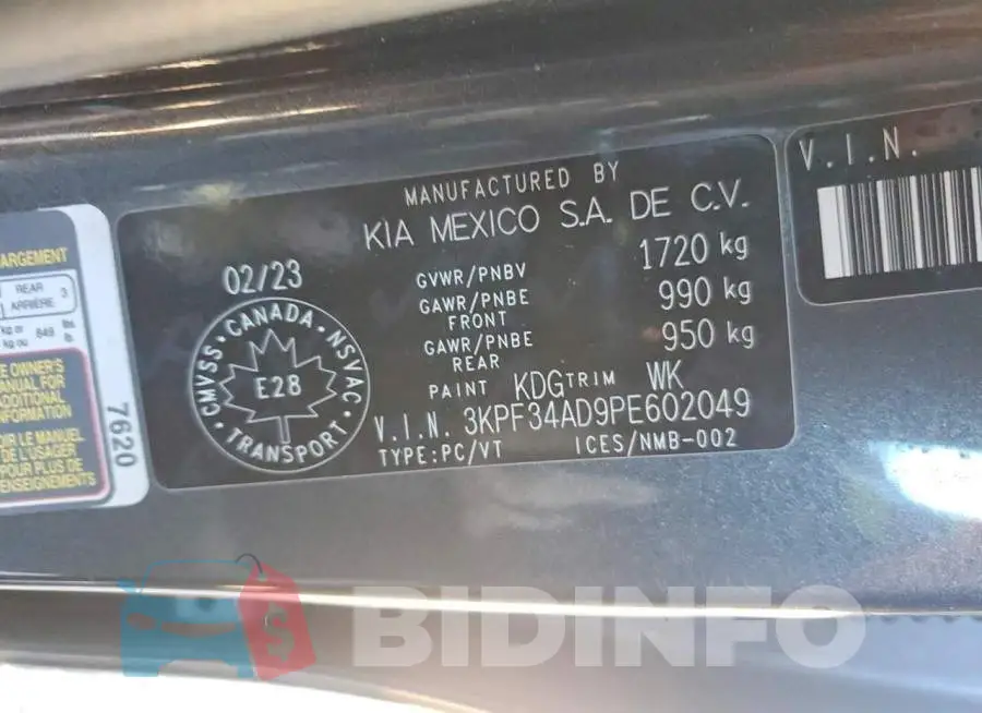 3KPF34AD9PE602049 Photo# 12