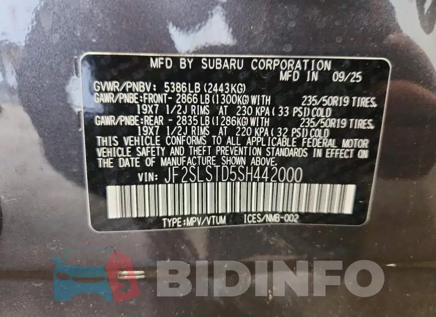 JF2SLSTD5SH442000 Photo# 14