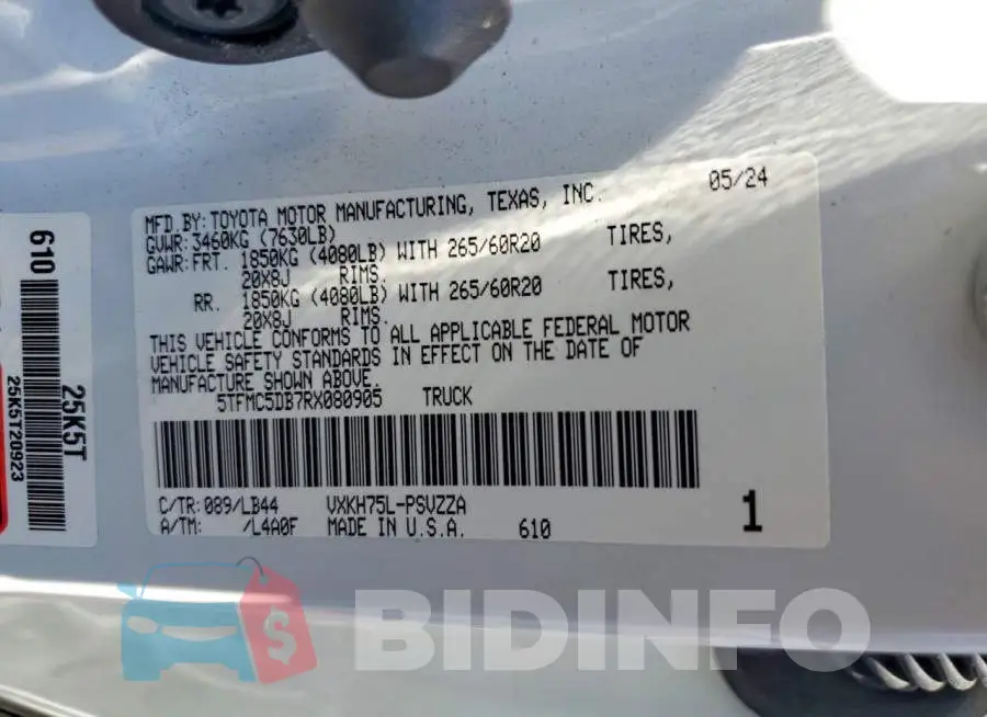 5TFMC5DB7RX080905 Photo# 12