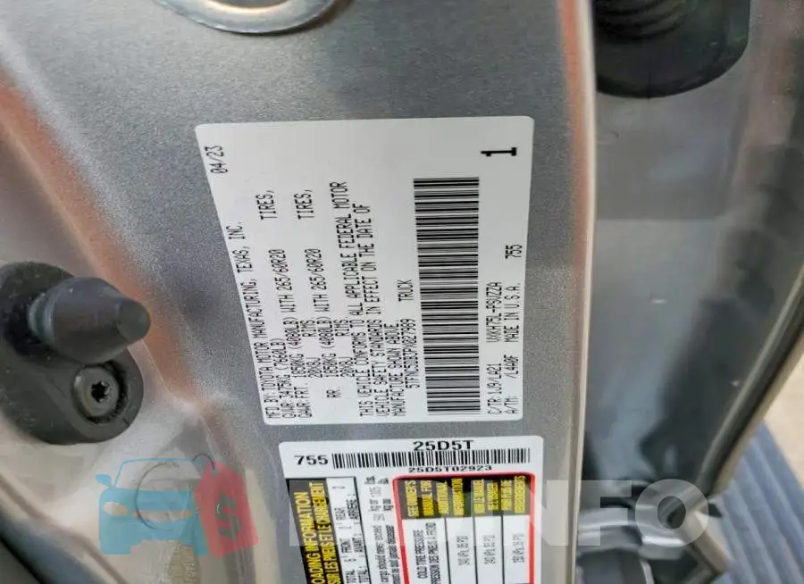 5TFNC5DB3PX027989 Photo# 12