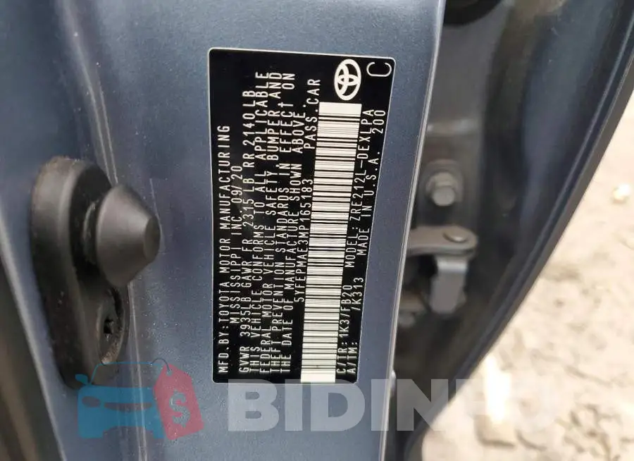 5YFEPMAE3MP165183 Photo# 12