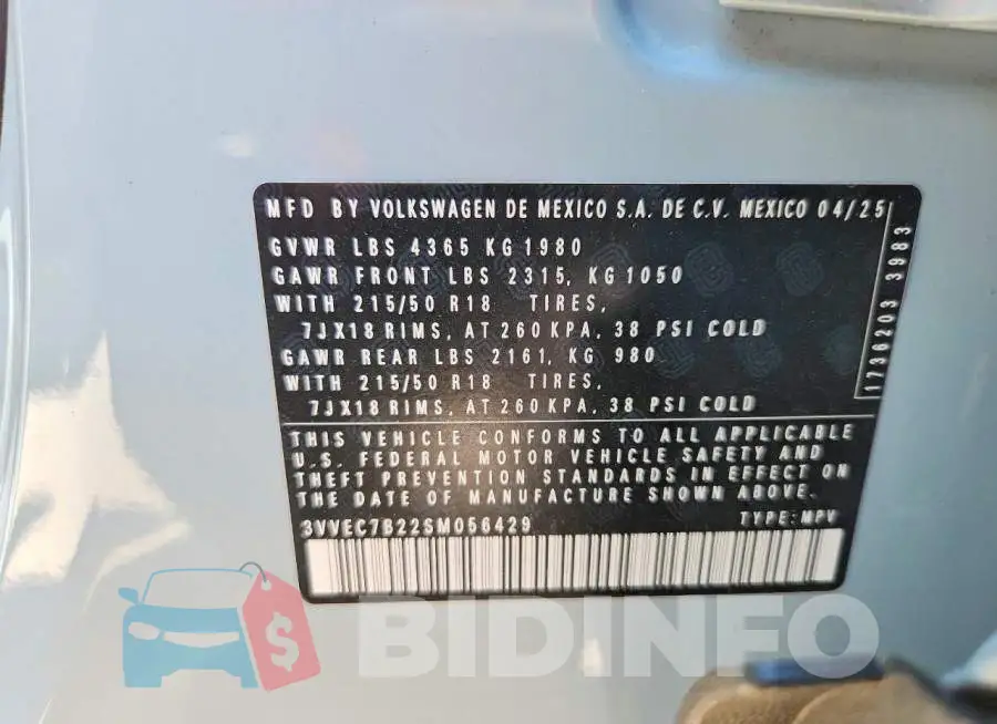3VVEC7B22SM056429 Photo# 13