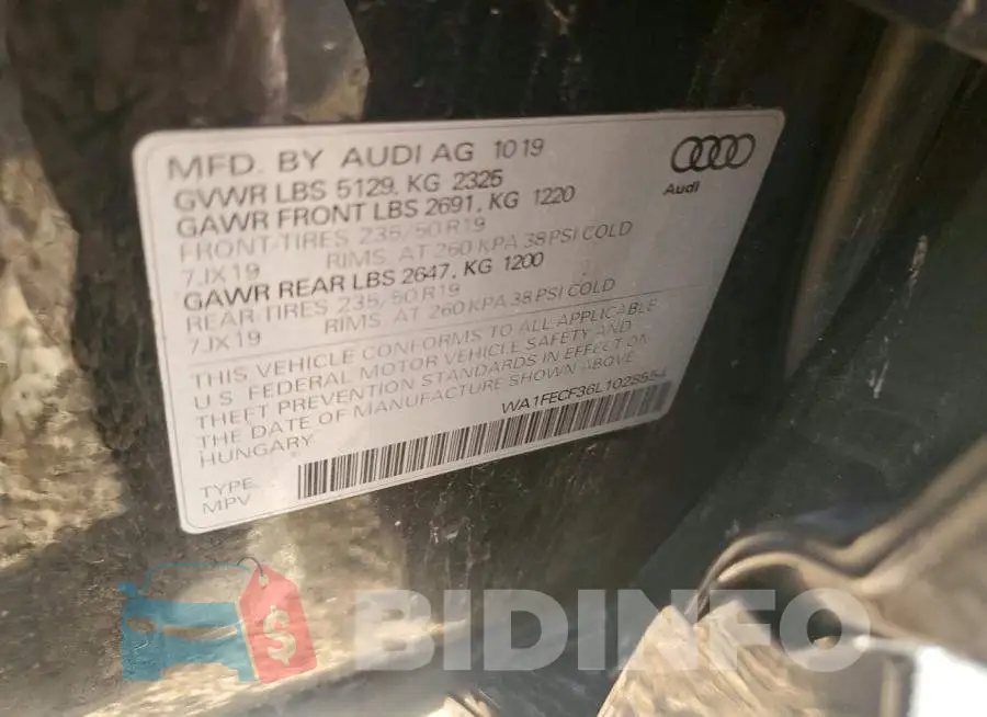 WA1FECF36L1028554 Photo# 13