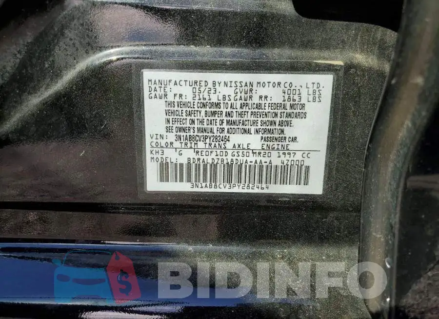 3N1AB8CV3PY282464 Photo# 12