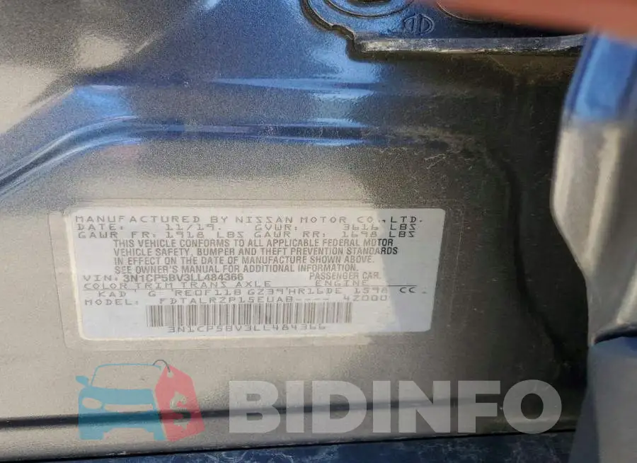 3N1CP5BV3LL484366 Photo# 13