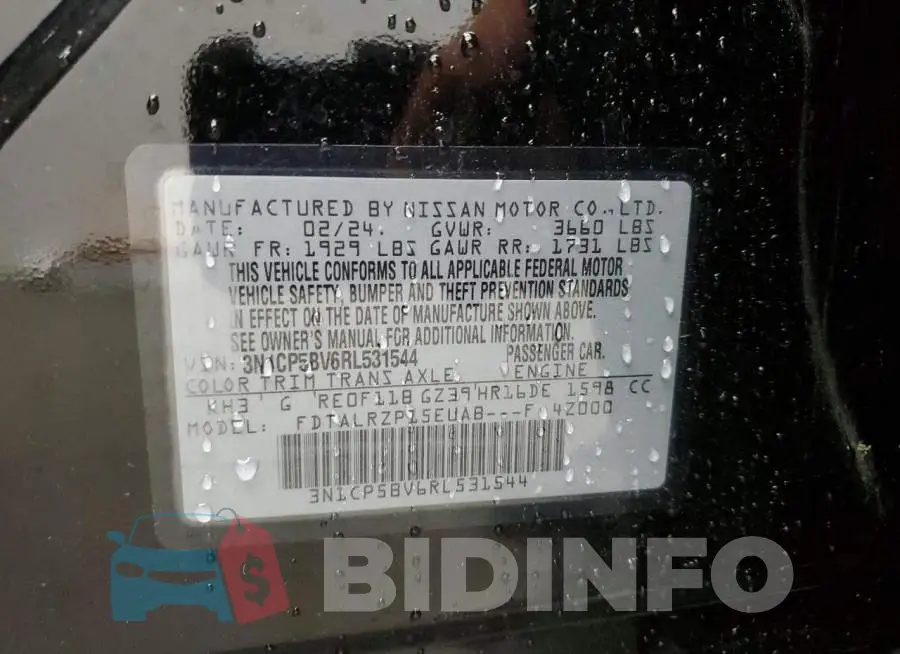 3N1CP5BV6RL531544 Photo# 14