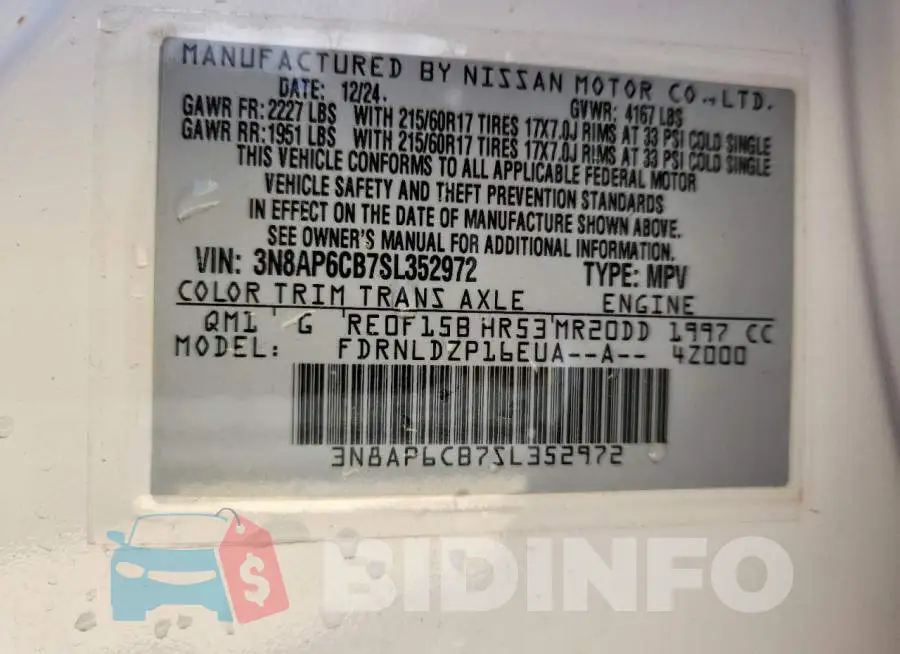 3N8AP6CB7SL352972 Photo# 14