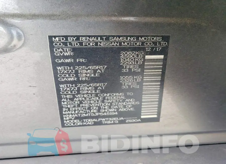 KNMAT2MT5JP545194 Photo# 13