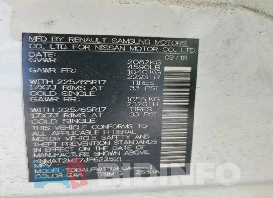KNMAT2MT7JP622521 Photo# 13