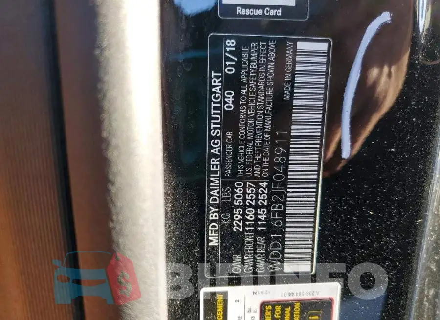 WDD1J6FB2JF048911 Photo# 12