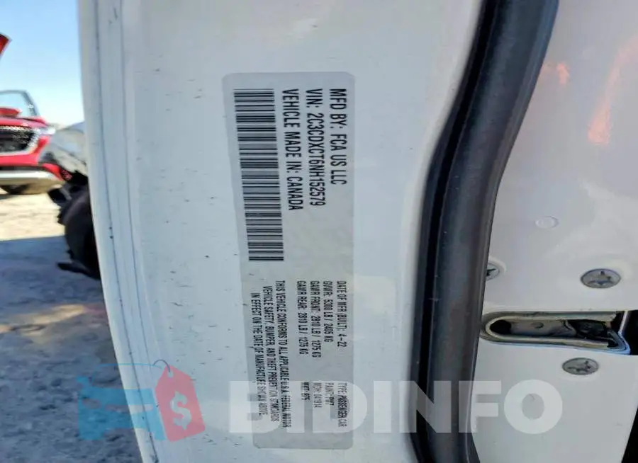 2C3CDXCT6NH152579 Photo# 12