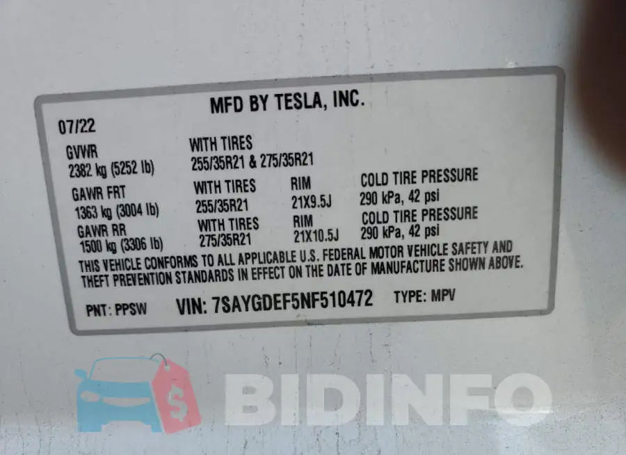 7SAYGDEF5NF510472 Photo# 12
