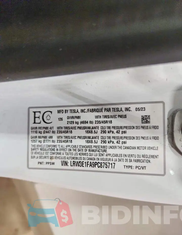 LRW3E1FA9PC875717 Photo# 12