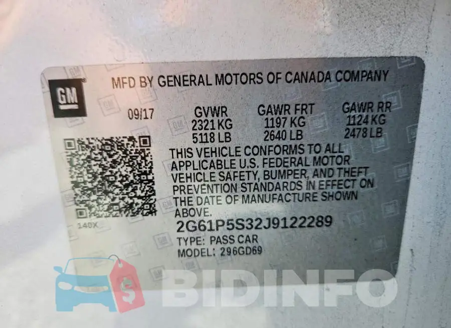 2G61P5S32J9122289 Photo# 12
