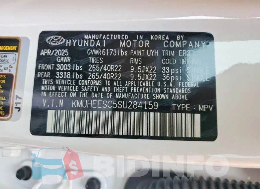 KMUHEESC5SU284159 Photo# 13