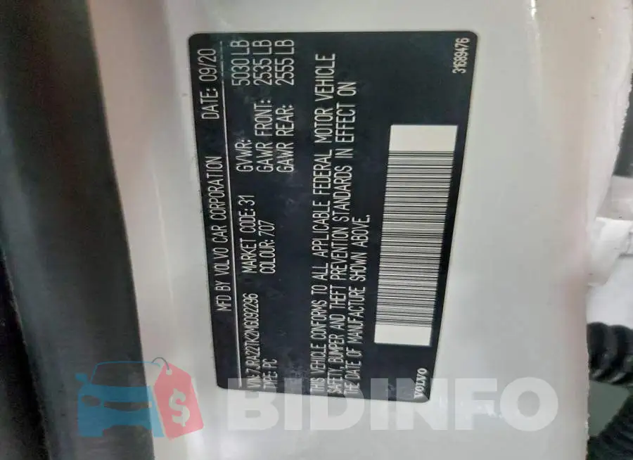 7JRA22TK2MG092296 Photo# 12