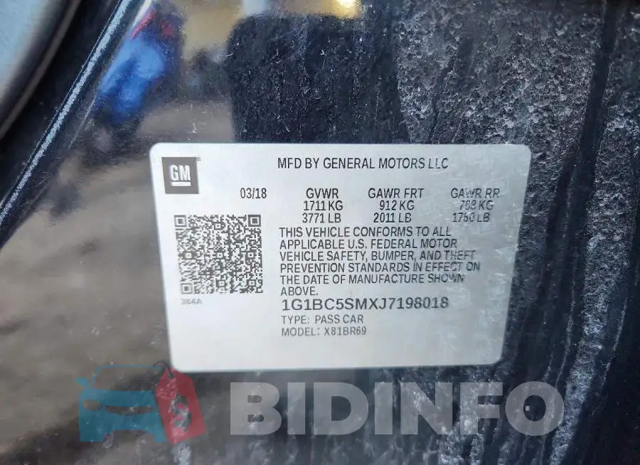 1G1BC5SMXJ7198018 Photo# 12
