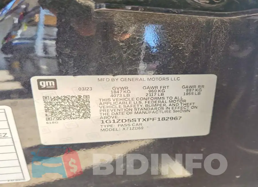 1G1ZD5STXPF182967 Photo# 13