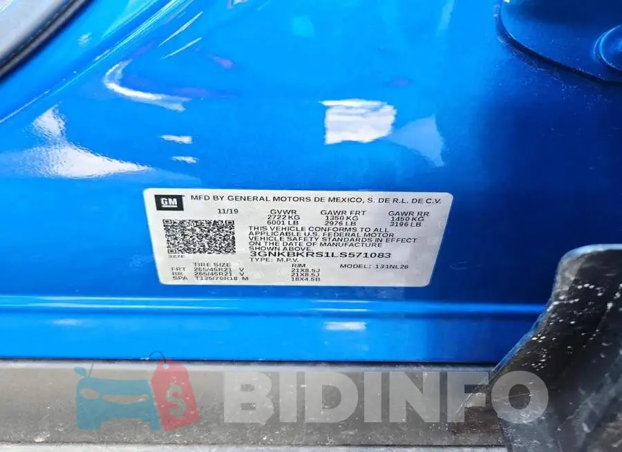 3GNKBKRS1LS571083 Photo# 13