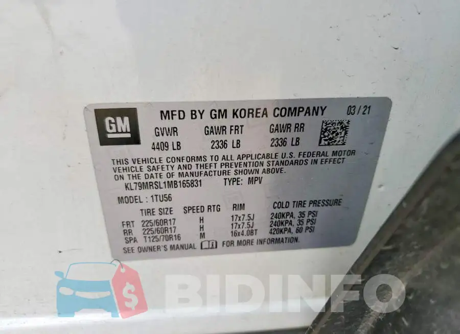 KL79MRSL1MB165831 Photo# 13