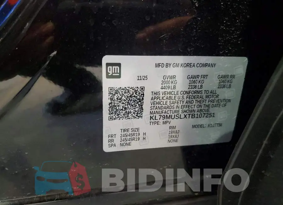 KL79MUSLXTB107251 Photo# 13