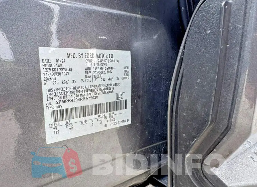 2FMPK4J94RBA75028 Photo# 10