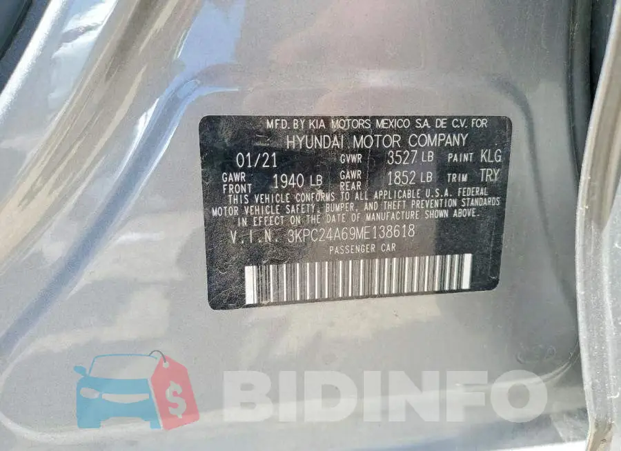 3KPC24A69ME138618 Photo# 12