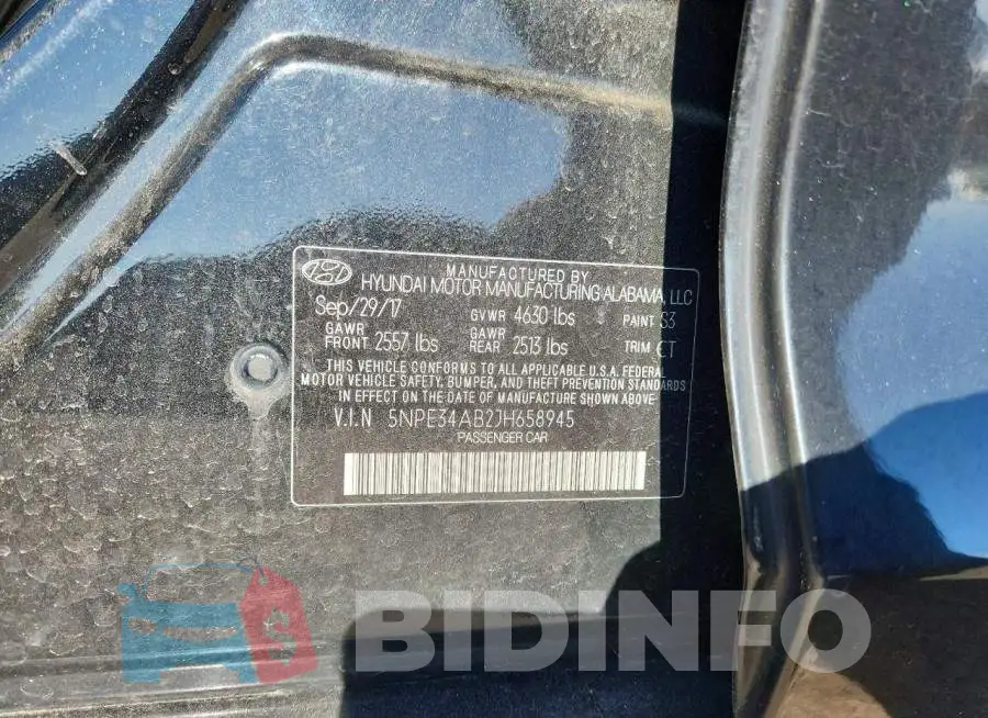 5NPE34AB2JH658945 Photo# 12