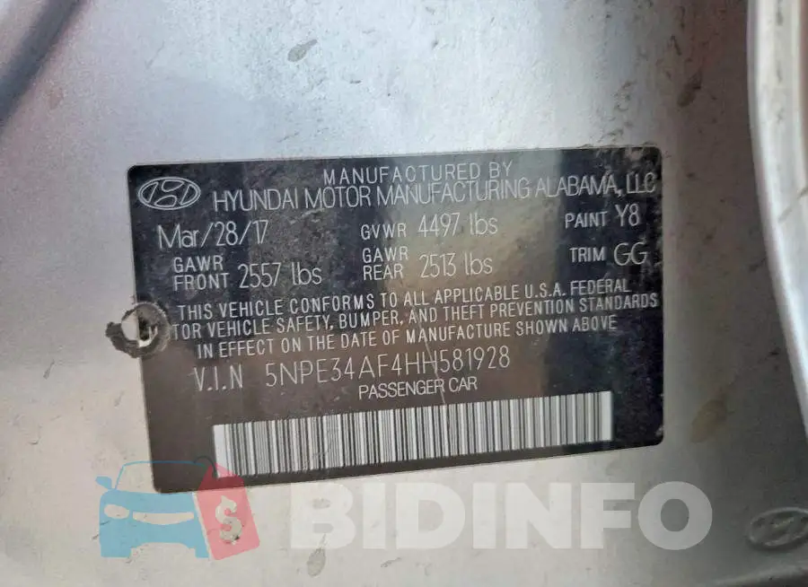 5NPE34AF4HH581928 Photo# 12