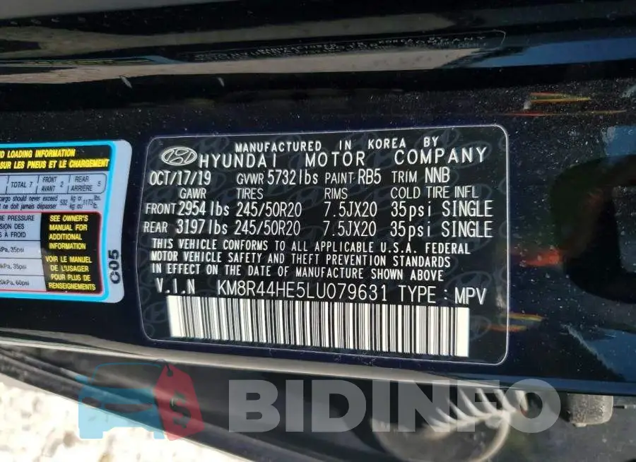 KM8R44HE5LU079631 Photo# 13