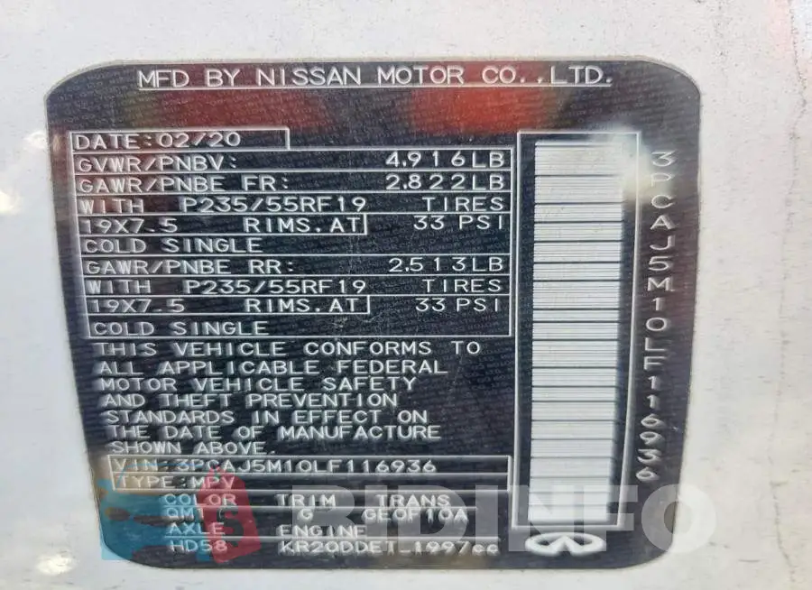 3PCAJ5M10LF116936 Photo# 13