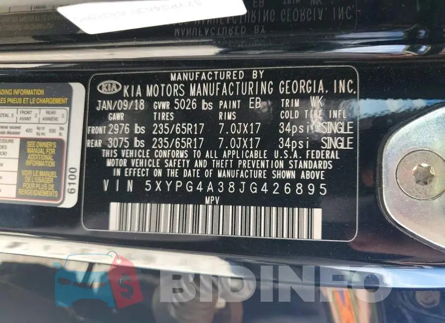 5XYPG4A38JG426895 Photo# 12