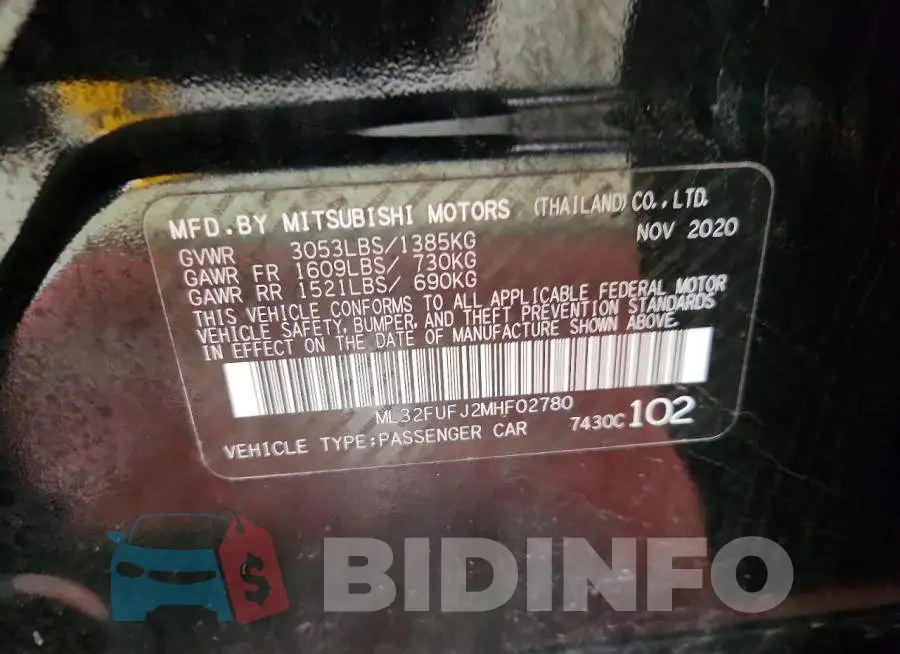 ML32FUFJ2MHF02780 Photo# 12