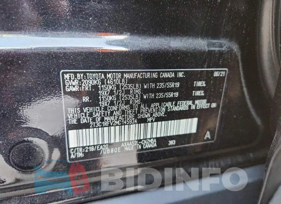 2T3C1RFV2MC145934 Photo# 12