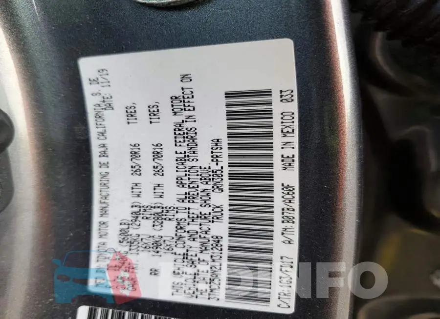3TMCZ5AN2LM312848 Photo# 12