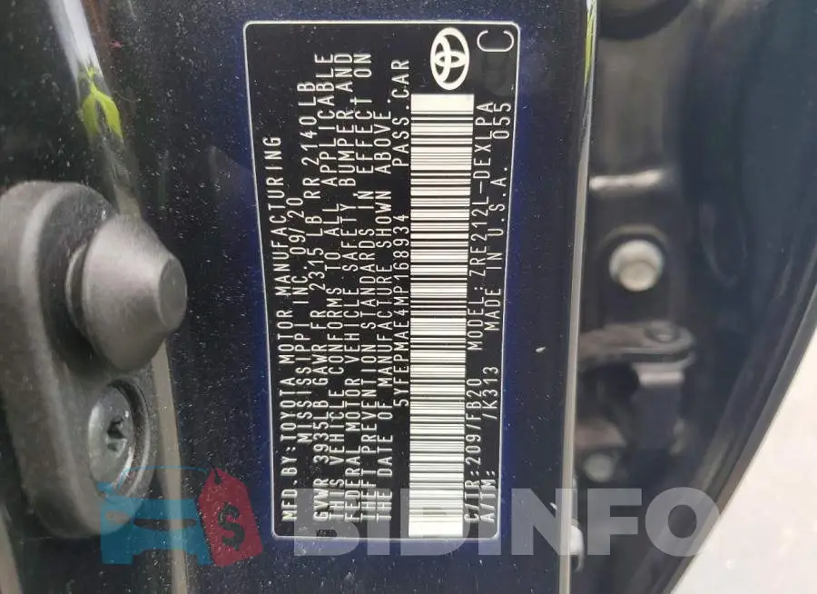 5YFEPMAE4MP168934 Photo# 12