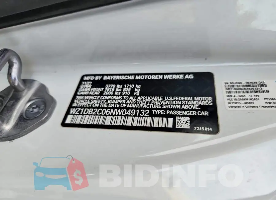 WZ1DB2C06NW049132 Photo# 12
